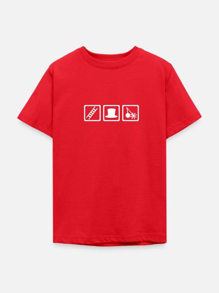 Schornsteinfeger - Teenager T-Shirt - Rot