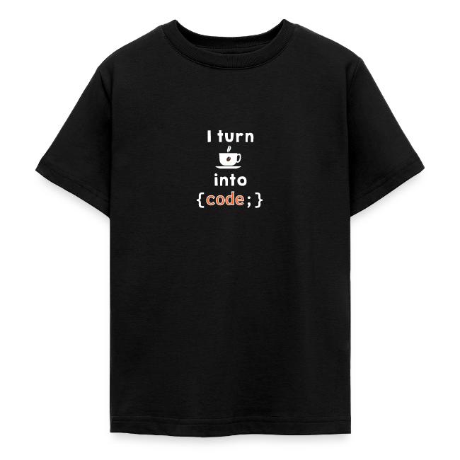 I turn coffee into code light