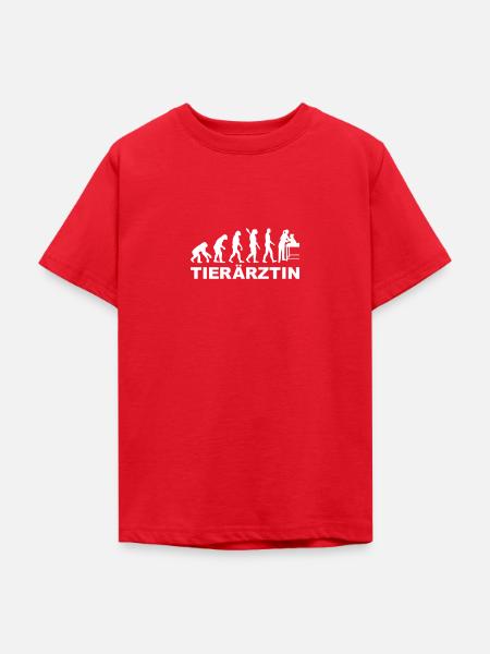 Tierärztin - Teenager T-Shirt - Rot