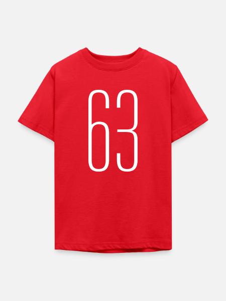 63 - Teenager T-Shirt - Rot