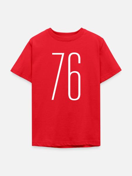 76 - Teenager T-Shirt - Rot