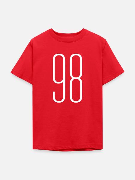98 - Teenager T-Shirt - Rot