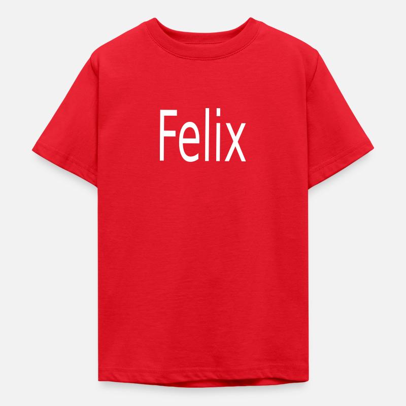 Felix - T-shirt Ado - rouge