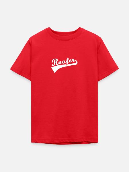 Dachdecker - Teenager T-Shirt - Rot