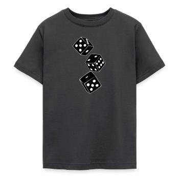 cube - Teenage T-Shirt - dark grey - Front - AI Model Teenager Male light (155cm)