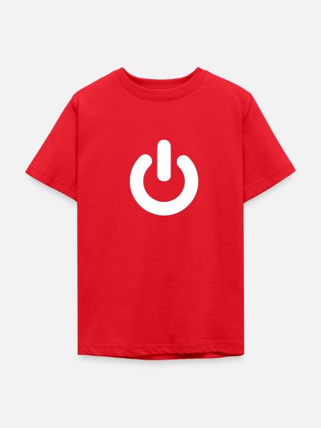 Power - Teenager T-Shirt - Rot