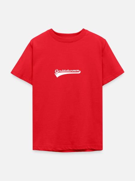 Geräteturnen - Teenager T-Shirt - Rot