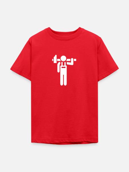 Handwerker - Teenager T-Shirt - Rot