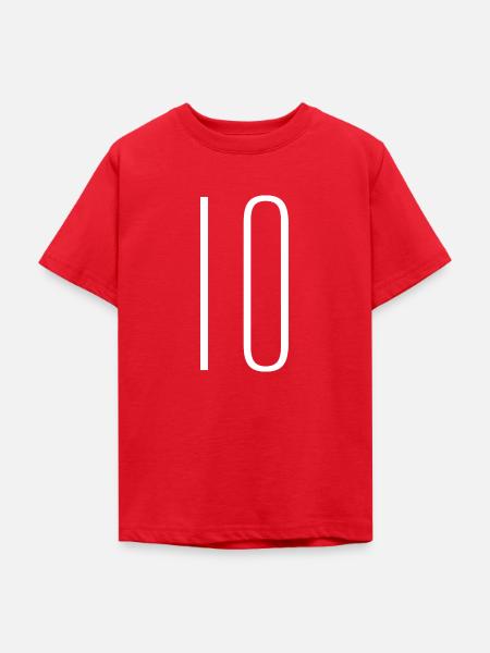 10 - Teenager T-Shirt - Rot