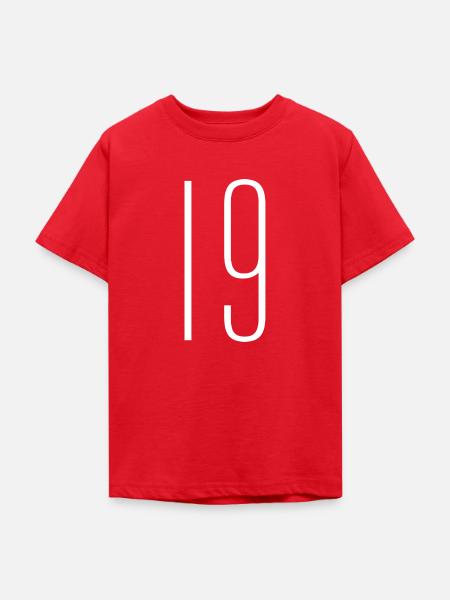 19 - Teenager T-Shirt - Rot