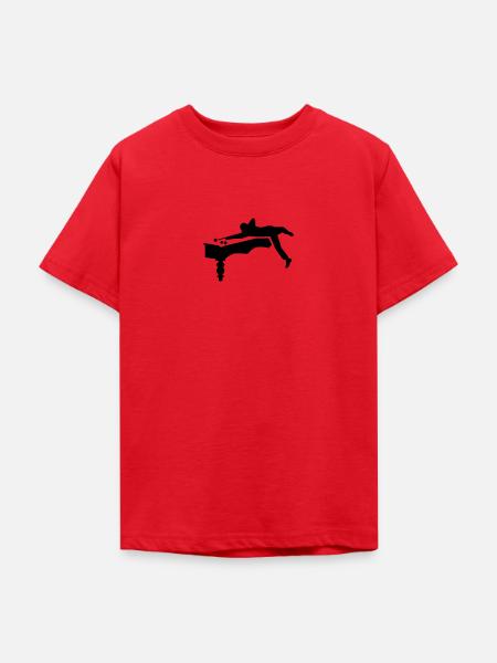 Billard - Teenager T-Shirt - Rot
