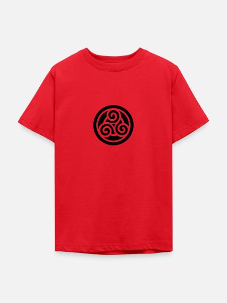 Keltisches Symbol - Teenager T-Shirt - Rot