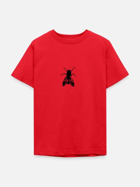 Fliege - Teenager T-Shirt - Rot