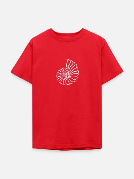 Muschel - Teenager T-Shirt - Rot