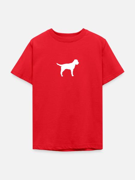 Border Terrier - Teenager T-Shirt - Rot