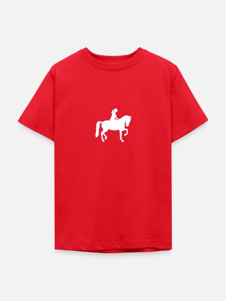 Reiterin - Teenager T-Shirt - Rot