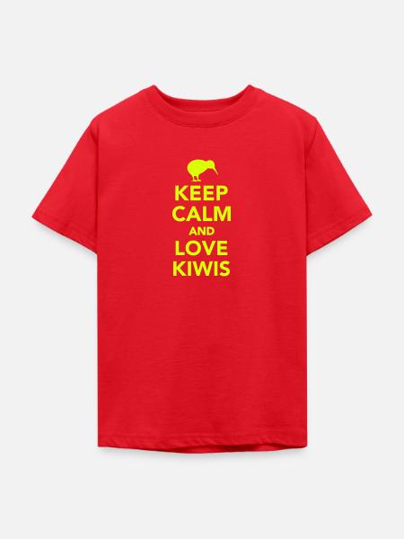 Kiwi - Teenager T-Shirt - Rot