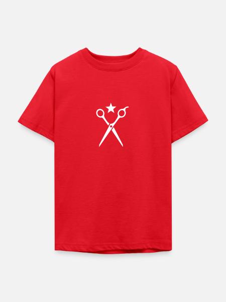 Schere - Teenager T-Shirt - Rot