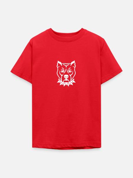 Pitbull - Teenager T-Shirt - Rot