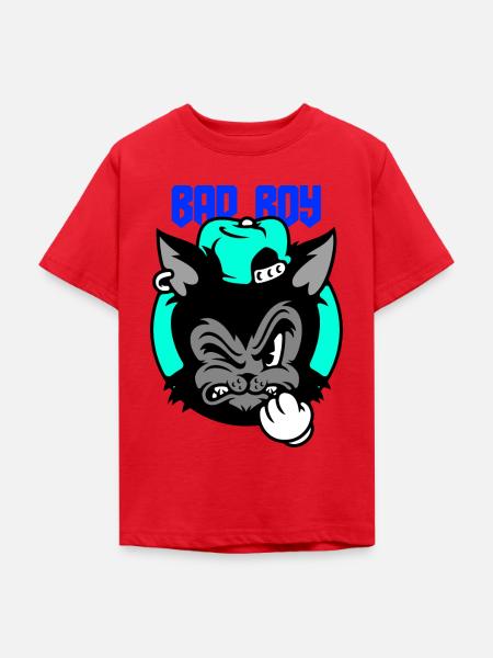 badboy - Teenager T-Shirt - Rot