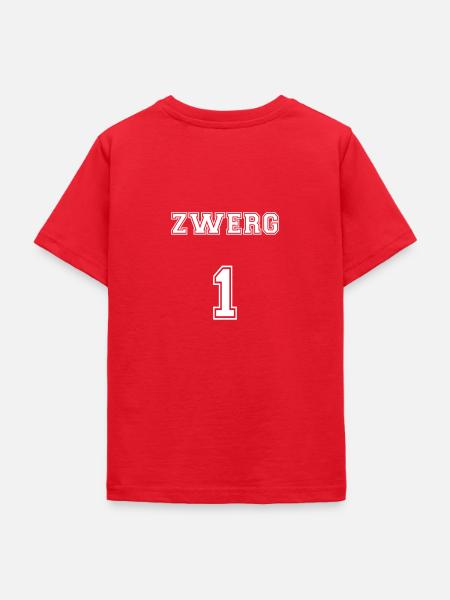 Zwerg 1 - Teenager T-Shirt - Rot