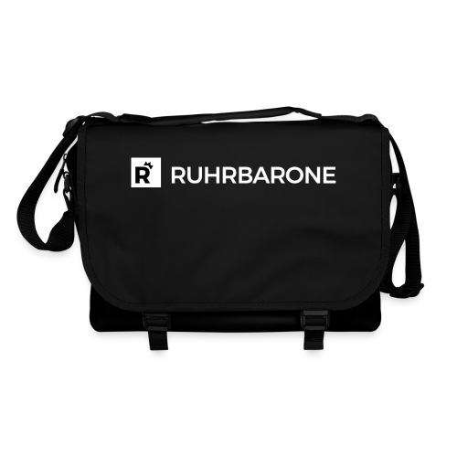 Ruhrbarone-Logo Weiß - Umhängetasche