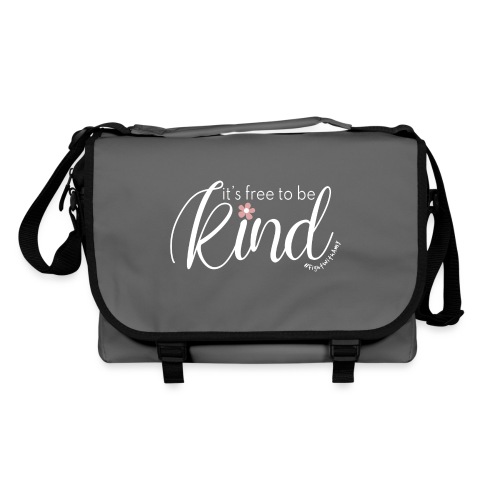 Amy's 'Free to be Kind' design (white txt) - Shoulder Bag