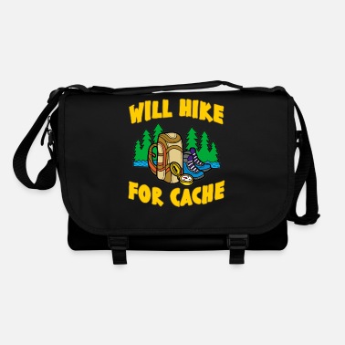 WILL HIKE FOR CACHE GEOCACHING Funny saying' Organic Tote Bag | Spreadshirt