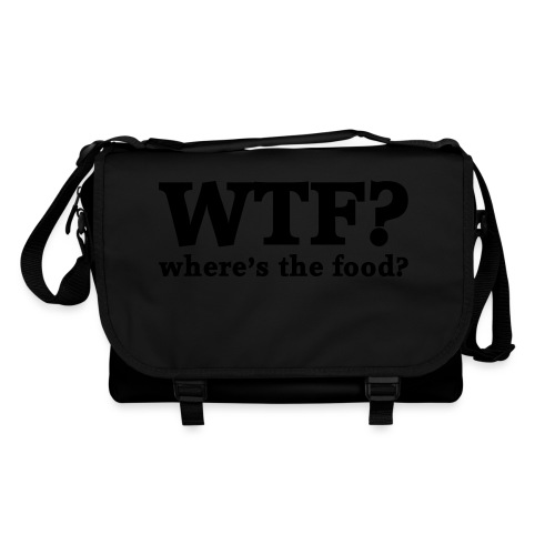 WTF - Where's the food? - Schoudertas