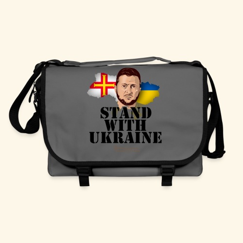Ukraine Unterstützer Merch Insel Guernsey - Umhängetasche