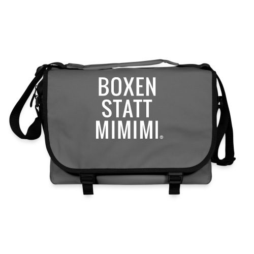 Boxen statt Mimimi® - weiß - Umhängetasche