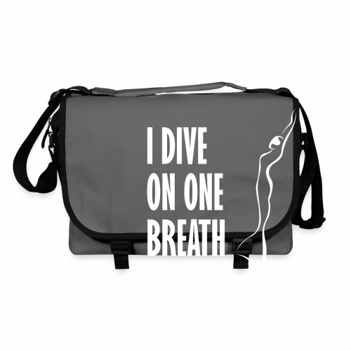 I dive on one breath Freediver - Shoulder Bag