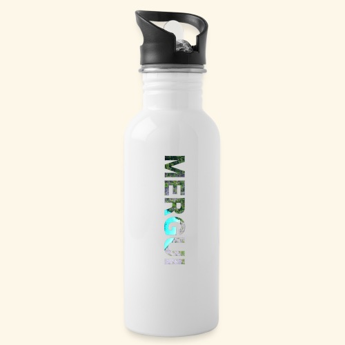 MERGUI - Water bottle with straw