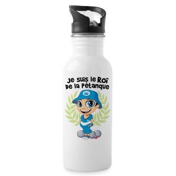King of bowls - Water bottle with straw - white - Right