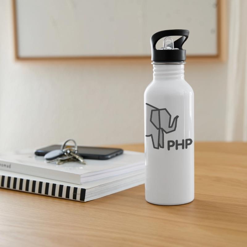 PHP Elephant Gourde avec paille intégrée