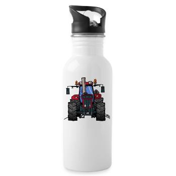362 Red tractor 1455XL - Water bottle with straw - white - Right