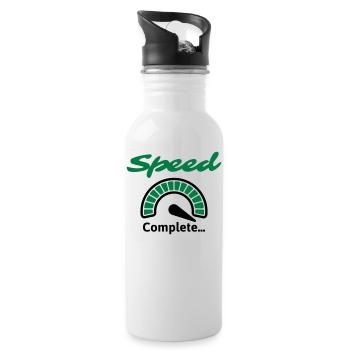 Speed Complete... - Trinkflasche mit integriertem Trinkhalm - Weiß - Rechts