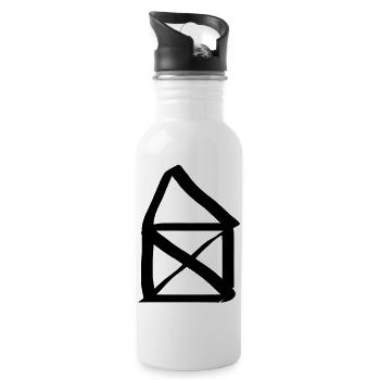 House of St. Nicholas - Water bottle with straw - white - Right
