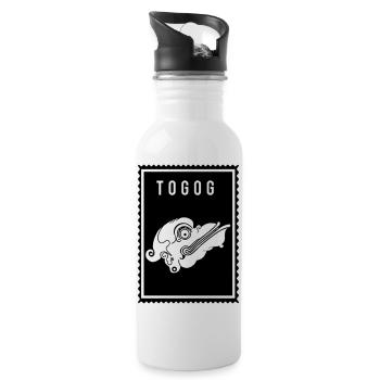 Togog - Wayang - Trinkflasche mit integriertem Trinkhalm - Weiß - Rechts
