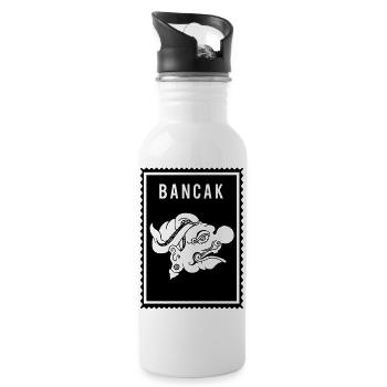 Bancak - Wayang - Trinkflasche mit integriertem Trinkhalm - Weiß - Rechts