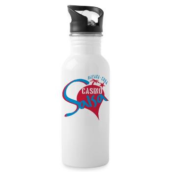 Salsa Havana Cuba - Chemise Salsa Danse - Gourde avec paille intégrée - blanc - Droite