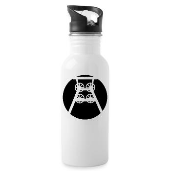 Ruhrpott Colliery Conveyor Tower (b) - Water bottle with straw - white - Right