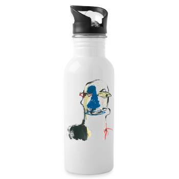 Portrait 09 - Water bottle with straw - white - Right