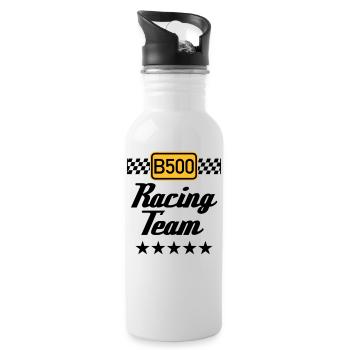 B500 Racing Team - Water bottle with straw - white - Right