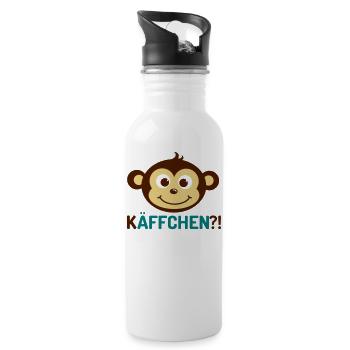 Monkey Käffchen 3 - Trinkflasche mit integriertem Trinkhalm - Weiß - Rechts