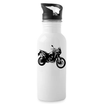 Africa Twin 2018 - Trinkflasche mit integriertem Trinkhalm - Weiß - Rechts