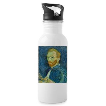 Vincent van Gogh - Selfportrait. 1889th - Water bottle with straw - white - Right