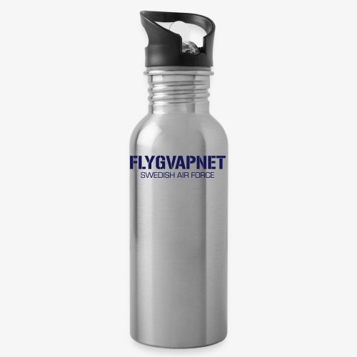 FLYGVAPNET - SWEDISH AIR FORCE - Vattenflaska med integrerat sugrör