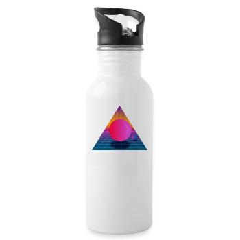 Cadeau de chemise de jeu vidéo rétro dynamique - Gourde avec paille intégrée - blanc - Droite
