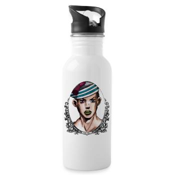 Josuke (JoJo's Bizarre Adventure Part 8) - Water bottle with straw - white - Right